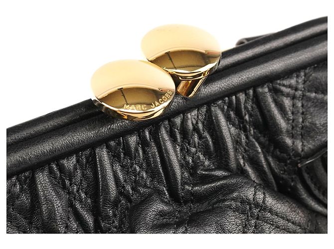 Marc Jacobs Borsa Stam 2-Way in pelle trapuntata nera - vista 6