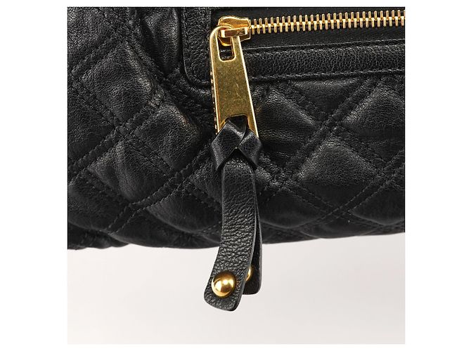 Marc Jacobs Borsa Stam 2-Way in pelle trapuntata nera - vista 7