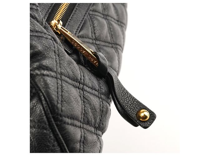 Marc Jacobs Borsa Stam 2-Way in pelle trapuntata nera - vista 8