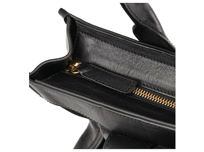 Chloé Borsa Tote Edith in pelle nera - vista 11