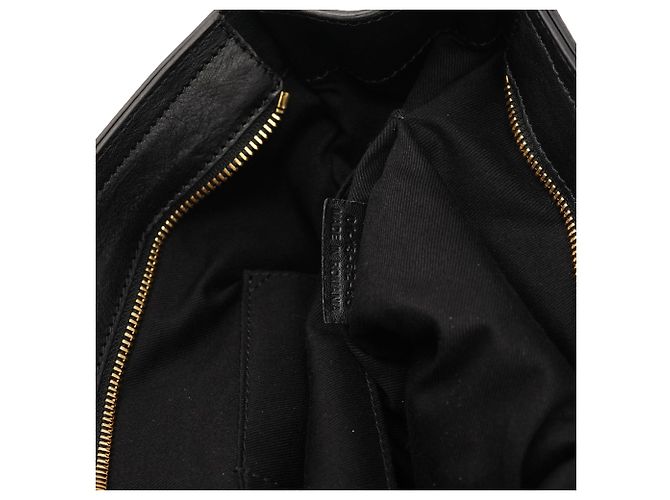 Chloé Borsa Tote Edith in pelle nera - vista 14