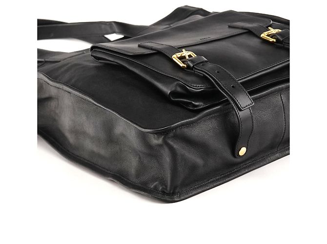 Chloé Borsa Tote Edith in pelle nera - vista 8