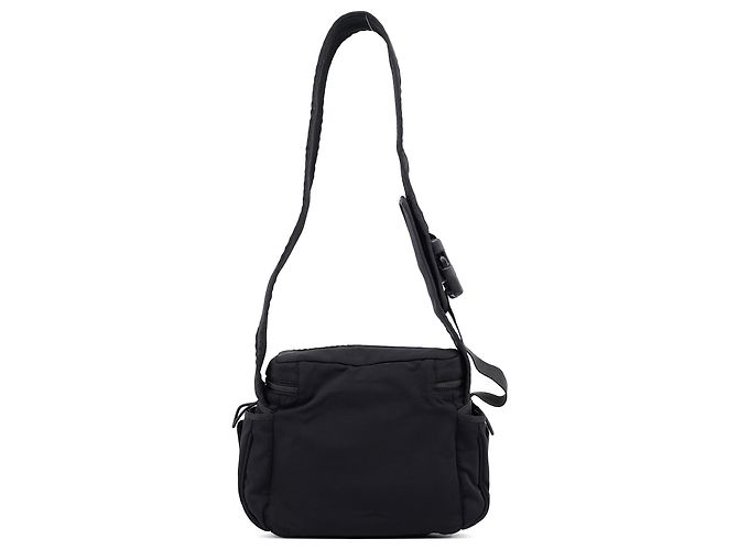 Miu Miu Borsa a tracolla tattica in neoprene nero - vista 3