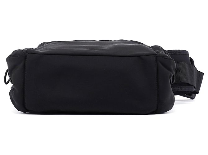 Miu Miu Borsa a tracolla tattica in neoprene nero - vista 5