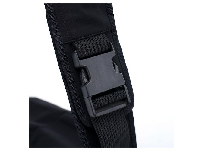 Miu Miu Borsa a tracolla tattica in neoprene nero - vista 8