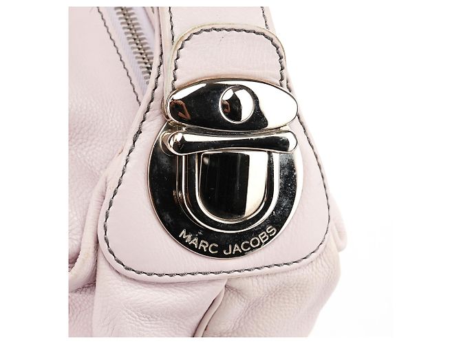 Marc Jacobs Bolsa Hobo de couro rosa claro com fivela - vista 4