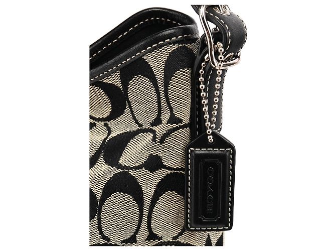 Coach 6845 Borsa a Tracolla Hobo Signature Grey Black - vista 6