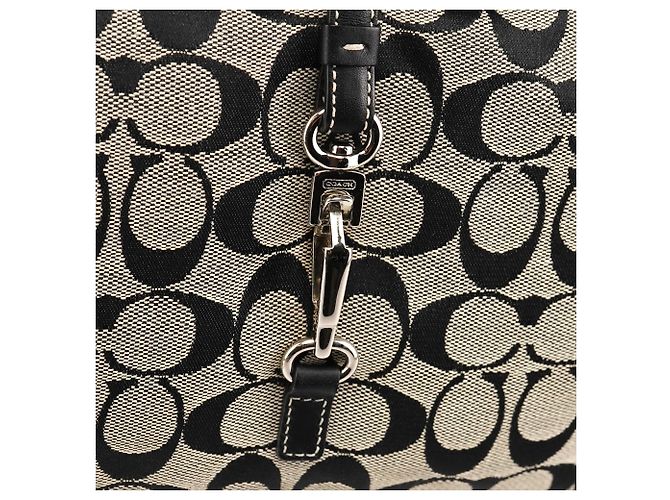 Coach 6845 Borsa a Tracolla Hobo Signature Grey Black - vista 7