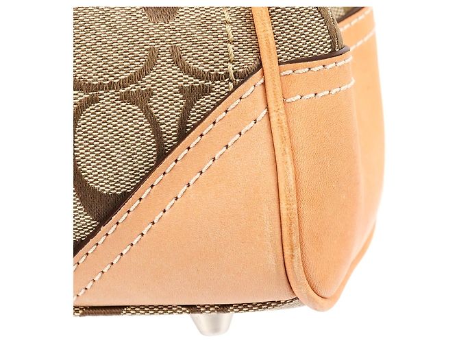 Coach Borsa Tote Hamptons Signature Beige Tan F08K06 - vista 7