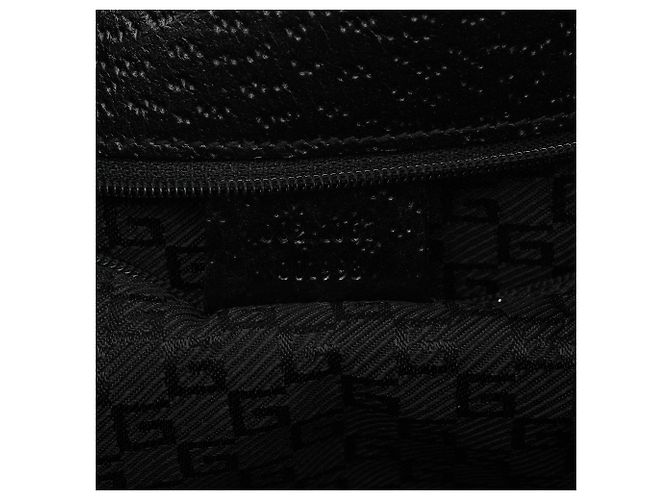 Gucci 002 1067 Borsa a spalla Jackie in tela nera - vista 12