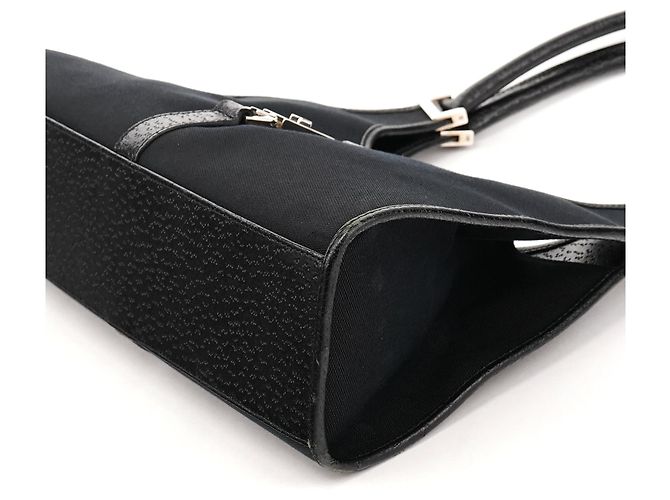Gucci 002 1067 Borsa a spalla Jackie in tela nera - vista 8