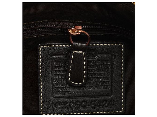 Coach 6424 Borsa a tracolla hobo borchiata Signature Beige Brown - vista 11