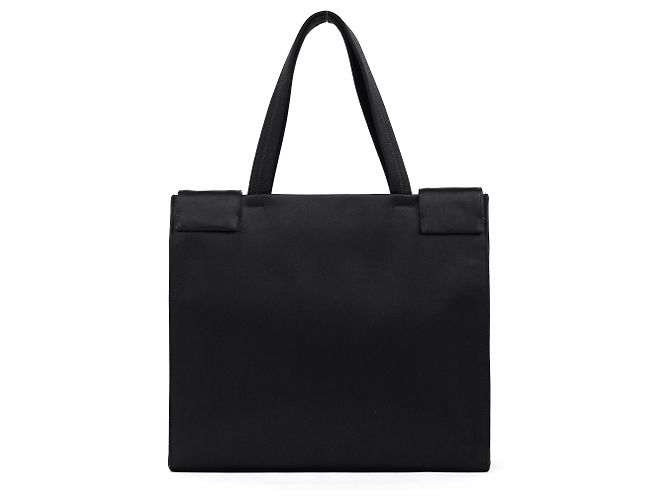 Prada Borsa tote in raso Raso nera - vista 3