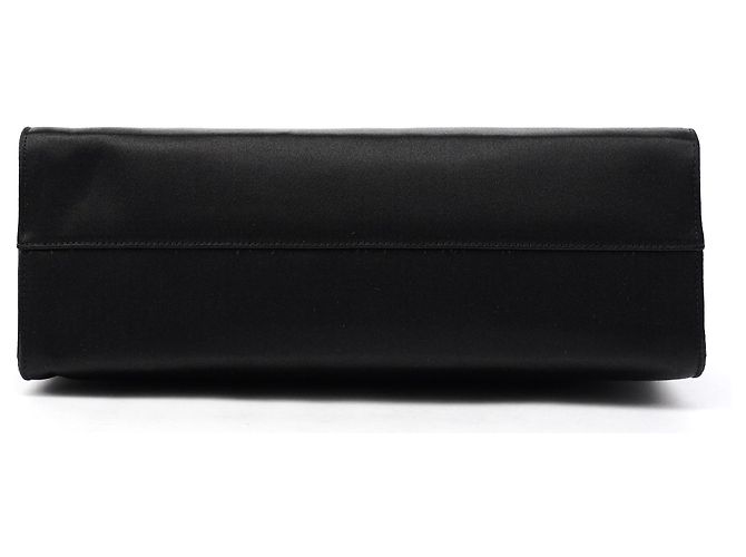 Prada Borsa tote in raso Raso nera - vista 4