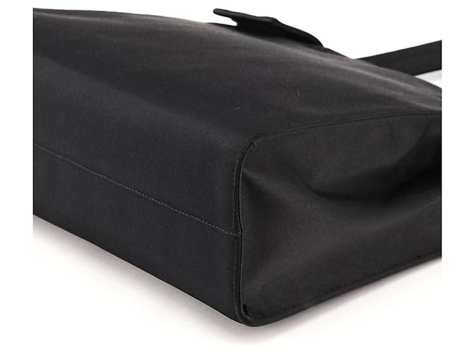 Prada Borsa tote in raso Raso nera - vista 7