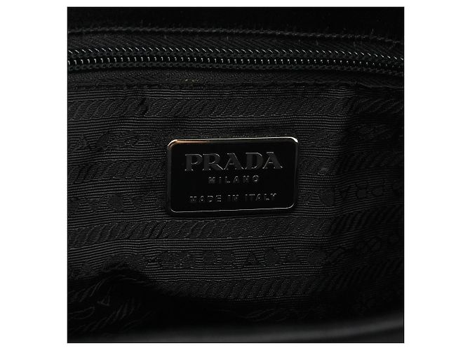 Prada Borsa tote in raso Raso nera - vista 9