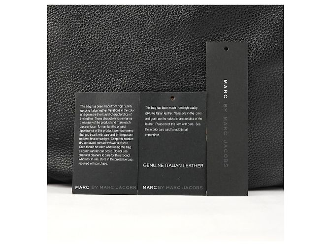 Marc by Marc Jacobs Borsa 2-Way Classic Q Fran in pelle nera - vista 10