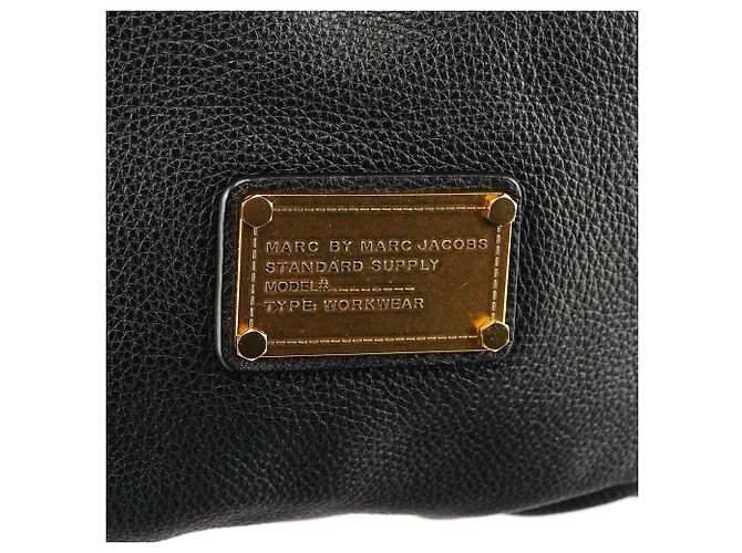 Marc by Marc Jacobs Borsa 2-Way Classic Q Fran in pelle nera - vista 5