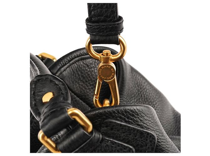 Marc by Marc Jacobs Borsa 2-Way Classic Q Fran in pelle nera - vista 6