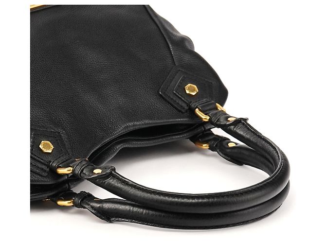 Marc by Marc Jacobs Borsa 2-Way Classic Q Fran in pelle nera - vista 9