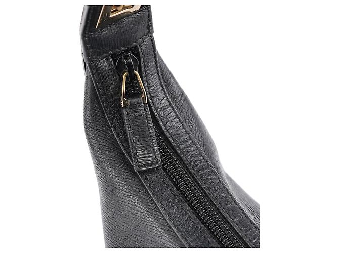 Gucci Borsa a tracolla in pelle nera - vista 12