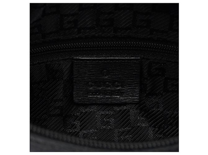 Gucci Borsa a tracolla in pelle nera - vista 13