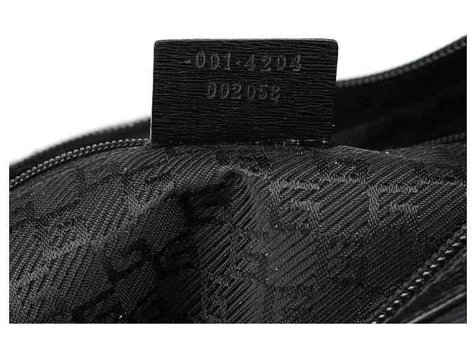 Gucci Borsa a tracolla in pelle nera - vista 15
