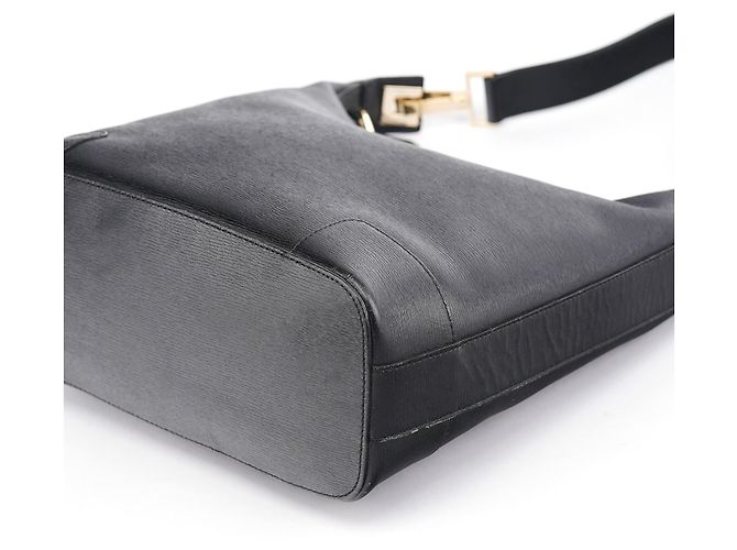 Gucci Borsa a tracolla in pelle nera - vista 9