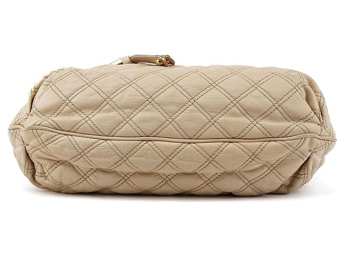 Marc Jacobs  mala Tote de couro acolchoado marfim - vista 5