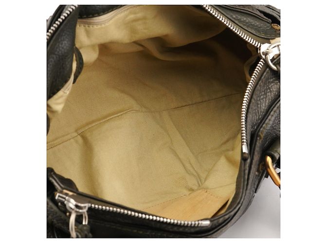 Chloé Borsa a tracolla Paddington in pelle verde scuro - vista 17