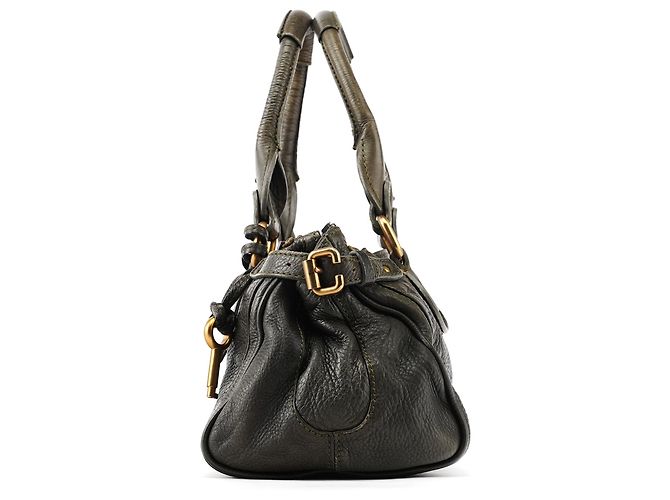 Chloé Borsa a tracolla Paddington in pelle verde scuro - vista 2