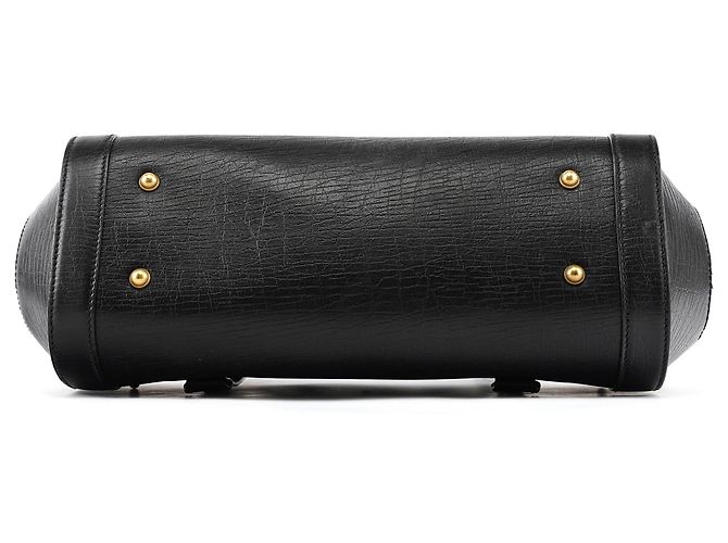 Gucci 114993 Borsa a spalla Bamboo Bullet in pelle nera - vista 5
