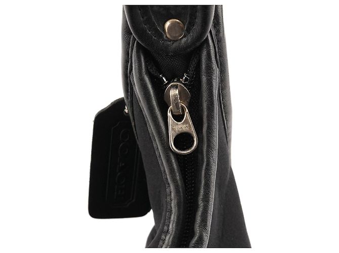 Coach Borsa a tracolla Ergo Hobo 6203 in pelle e nylon nero - vista 11