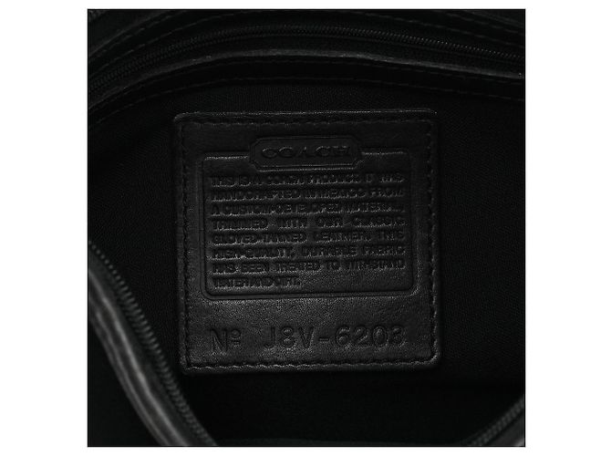 Coach Borsa a tracolla Ergo Hobo 6203 in pelle e nylon nero - vista 12