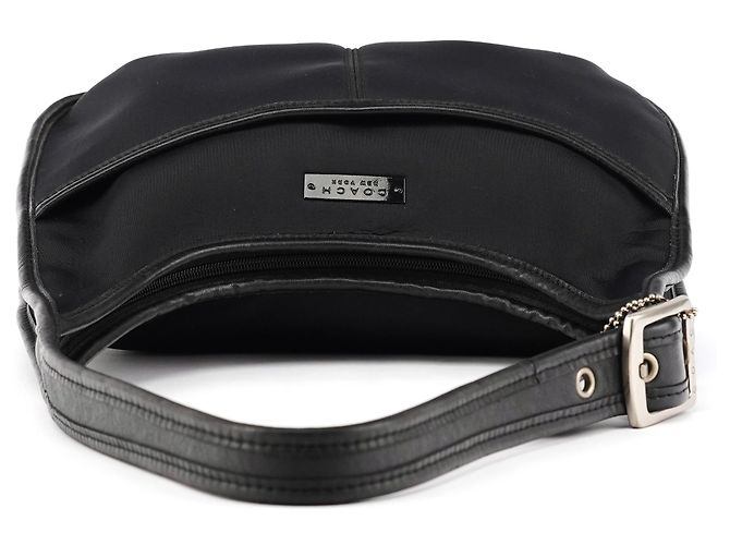 Coach Borsa a tracolla Ergo Hobo 6203 in pelle e nylon nero - vista 4