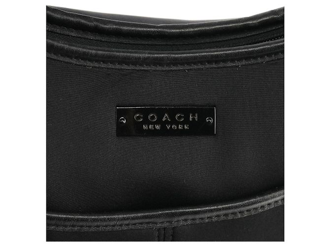 Coach Borsa a tracolla Ergo Hobo 6203 in pelle e nylon nero - vista 6