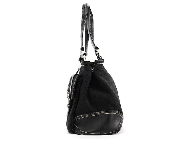 Coach 6427 Borsa Tote Soho Signature Nera - vista 2