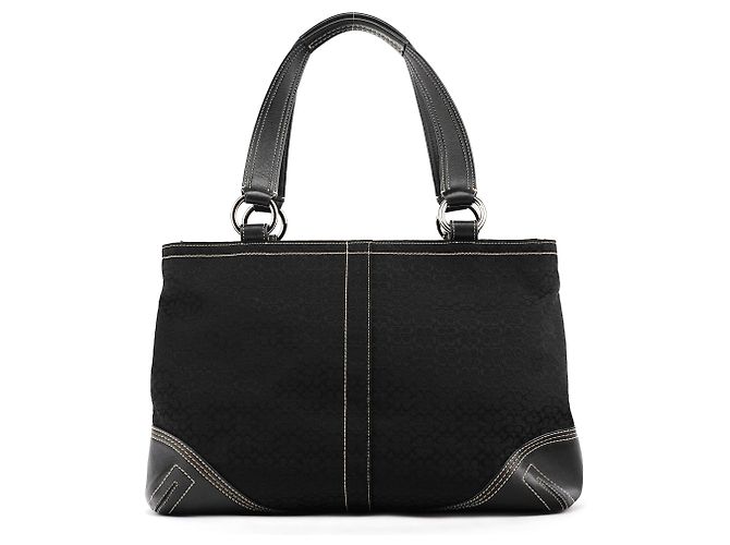 Coach 6427 Borsa Tote Soho Signature Nera - vista 3