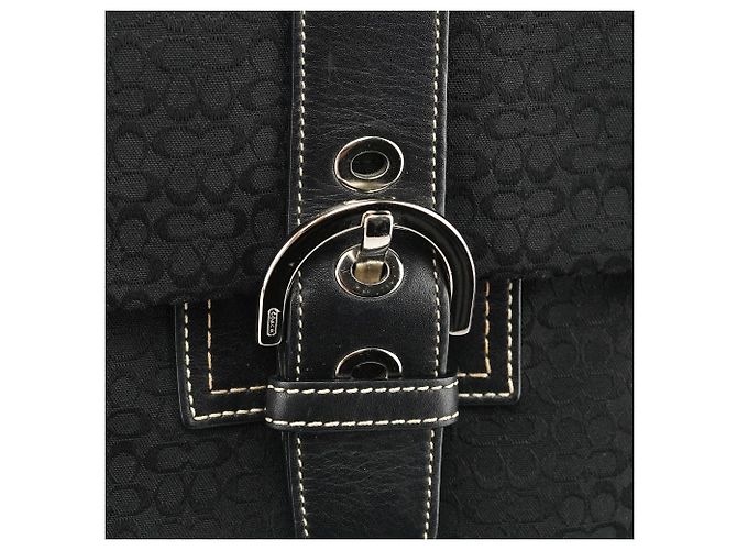 Coach 6427 Borsa Tote Soho Signature Nera - vista 6
