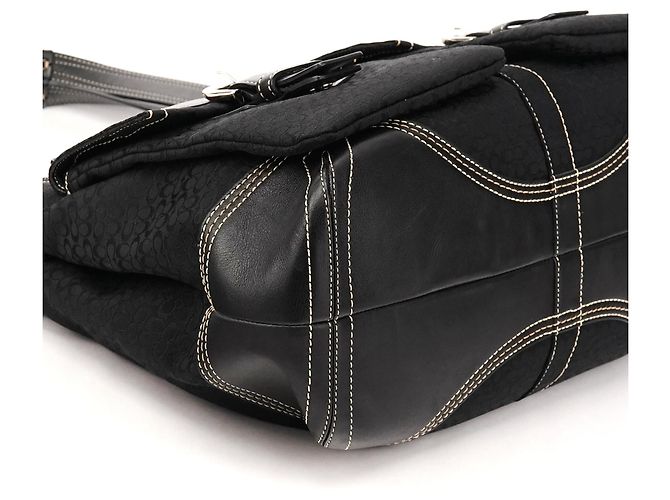 Coach 6427 Borsa Tote Soho Signature Nera - vista 7