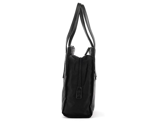 Prada Borsa Tote 1995 in nylon Tessuto Nappa nero - vista 2