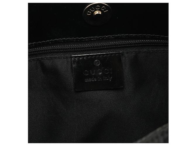 Gucci 001 3166 Borsa a spalla in nylon GG nero - vista 10