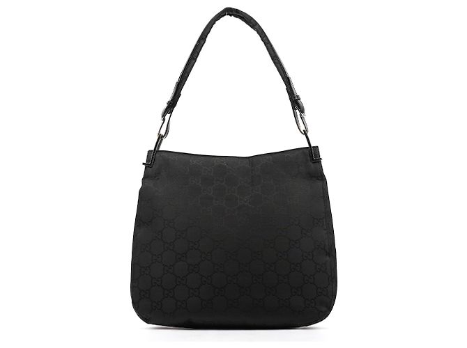Gucci 001 3166 Borsa a spalla in nylon GG nero - vista 3