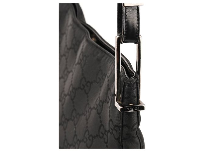 Gucci 001 3166 Borsa a spalla in nylon GG nero - vista 6