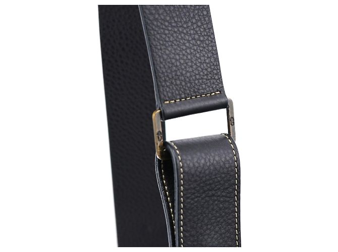 Dior Borsetta da vita Saddle in pelle di vitello nera - vista 5