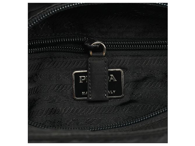 Prada Borsa Tote B9225 Black Tessuto Impuntu Nylon - vista 11
