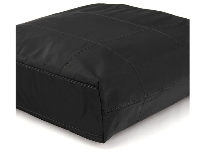 Prada Borsa Tote B9225 Black Tessuto Impuntu Nylon - vista 8