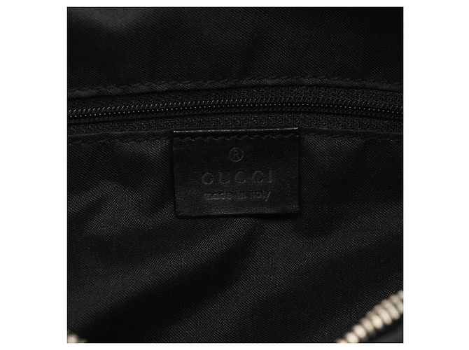 Gucci 001 3766 Borsa a tracolla in nylon GG nero - vista 13