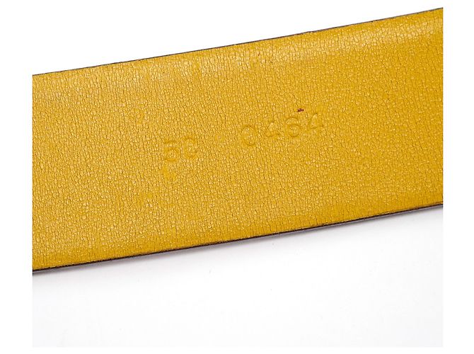 Miu Miu 2000s Burgundy Lizard-Embossed Leather Belt - view 2