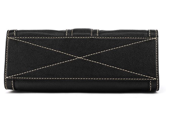 Marc Jacobs  mala de couro granulado preto com fivela - vista 4